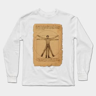The Vitruvian Doctor Long Sleeve T-Shirt